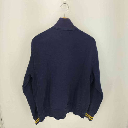 ポロバイラルフローレン Polo by RALPH LAUREN フロント刺繍 アームライン バイカラー ジップアップ スウェット メンズ import:L