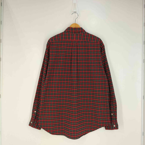 ラルフローレン RALPH LAUREN CLASSIC FIT ポニー刺繍 ボタンダウンチェックシャツ メンズ import:XL