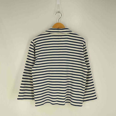 ラルフローレン RALPH LAUREN スキッパー Vネック 2ポケット ボーダー ラガーシャツ レディース import:L