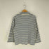 ラルフローレン RALPH LAUREN スキッパー Vネック 2ポケット ボーダー ラガーシャツ レディース import:L