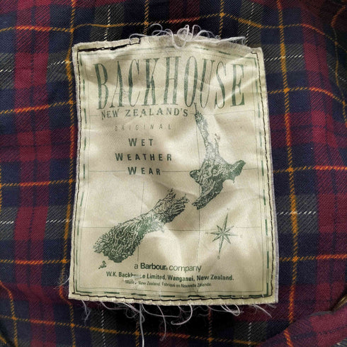 バブアー Barbour BACKHOUSE ダスターコート オイルドクロスジャケット アンブレラヨーク メンズ C34/86cm