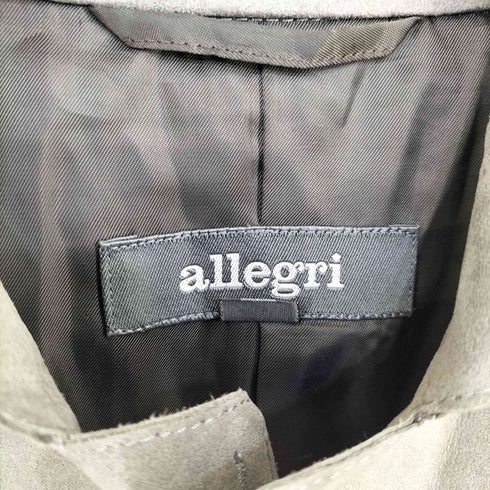 アレグリ allegri フェイクスエード テーラードジャケット メンズ JPN:48