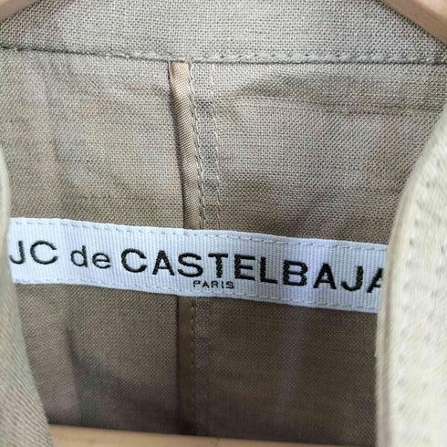 JC de CASTELBAJAC イタリア製 リネンジャケット レディース 44