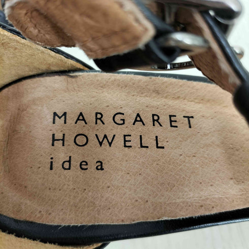 マーガレットハウエル MARGARET HOWELL レザーヒールサンダル レディース 24 1/2
