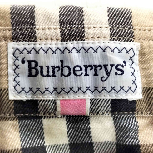 バーバリーズ BURBERRYS 白タグ ロゴ刺繍 ノバチェックシャツ レディース 11