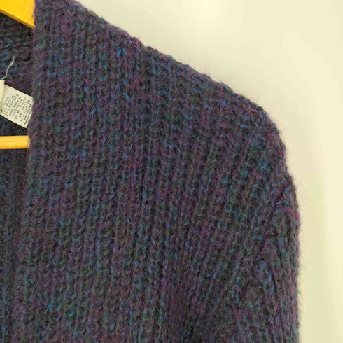 クレイジーホース CRAZY HORSE 香港製 ポリウールアクリル ニットカーディガン メンズ