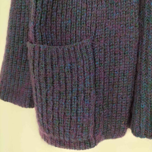 クレイジーホース CRAZY HORSE 香港製 ポリウールアクリル ニットカーディガン メンズ