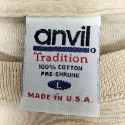アンビル Anvil 00S USA製 Tradition S/S Tシャツ メンズ import:L