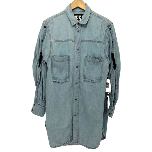 ディーゼル DIESEL デニムシャツワンピース レディース XXS