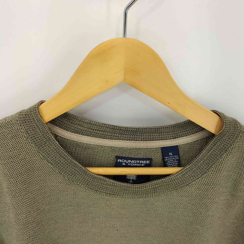 ラウンドツリーアンドヨーク roundtree&yorke コットンクルーネック無地スウェット メンズ JPN:XL