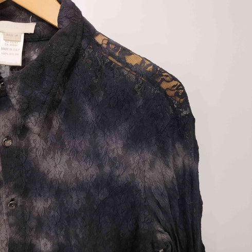 ディーゼル DIESEL タイダイ染め総レースシャツ レディース import:M