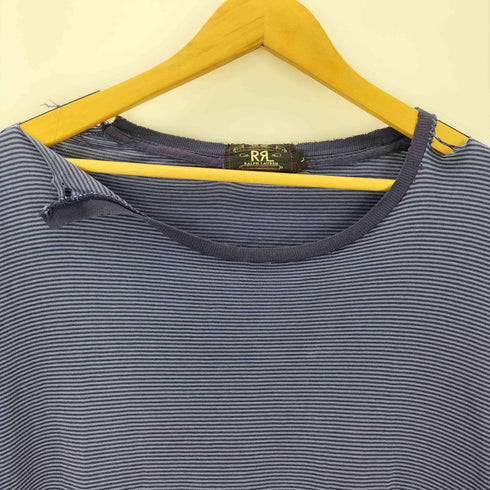 ダブルアールエルラルフローレン RRL RALPH LAUREN 90s 三ツ星タグ ボーダー柄Tシャツ ボロ メンズ JPN:L
