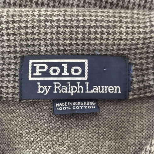ポロバイラルフローレン Polo by RALPH LAUREN L/S 千鳥格子ポロシャツ メンズ