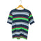 ポロバイラルフローレン Polo by RALPH LAUREN 90s ポニー刺しゅう マルチボーダー クルーネックTシャツ メンズ JPN:L