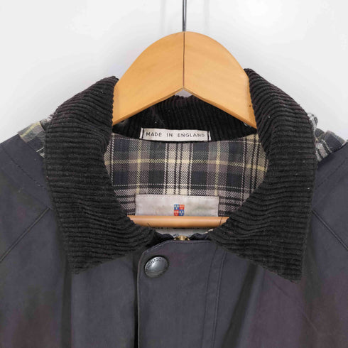 モンゴメリー Montgomery Tibbett イングランド製 裏地チェック オイルドジャケット メンズ 14