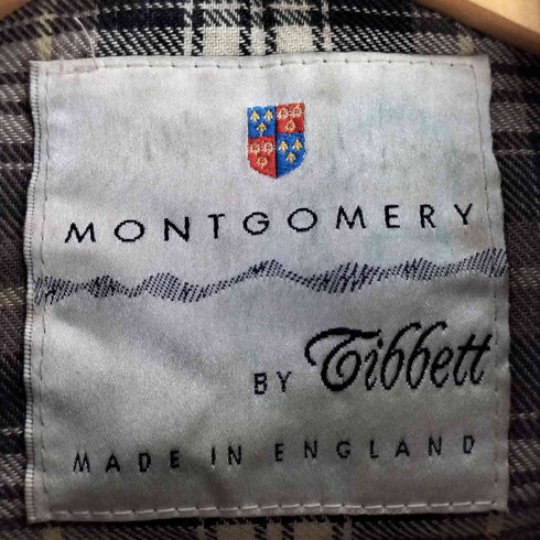 モンゴメリー Montgomery Tibbett イングランド製 裏地チェック オイルドジャケット メンズ 14