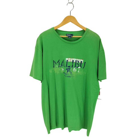 ポロバイラルフローレン Polo by RALPH LAUREN 90s プリントクルーネックTシャツ メンズ JPN:XL