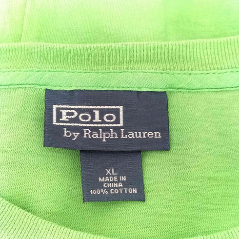ポロバイラルフローレン Polo by RALPH LAUREN 90s プリントクルーネックTシャツ メンズ JPN:XL