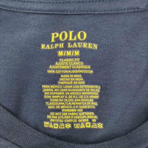 ポロラルフローレン POLO RALPH LAUREN 裾ポニー刺しゅうクルーネックTシャツ メンズ JPN:M