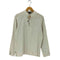 アーペーセー A.P.C. バンドカラー ストライプ柄 スキッパーシャツ メンズ JPN:M