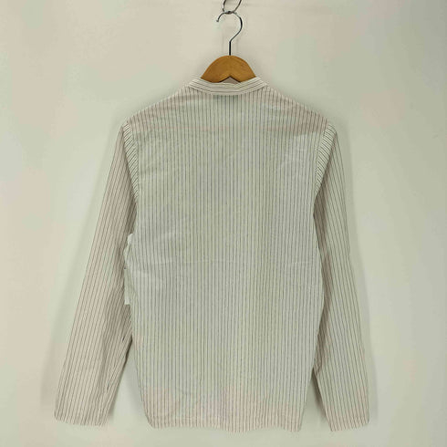 アーペーセー A.P.C. バンドカラー ストライプ柄 スキッパーシャツ メンズ JPN:M
