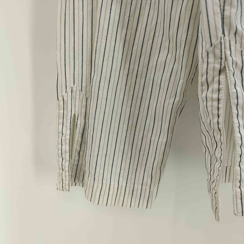アーペーセー A.P.C. バンドカラー ストライプ柄 スキッパーシャツ メンズ JPN:M