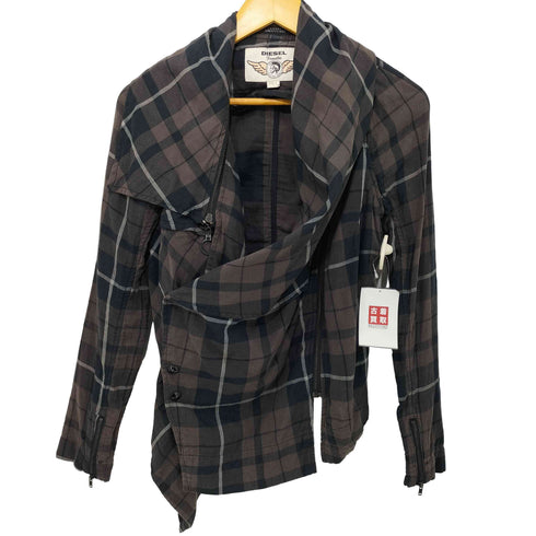 ディーゼル DIESEL アシンメトリー 変形 ジャケット レディース