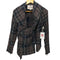 ディーゼル DIESEL アシンメトリー 変形 ジャケット レディース