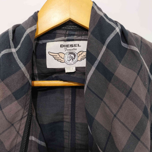 ディーゼル DIESEL アシンメトリー 変形 ジャケット レディース