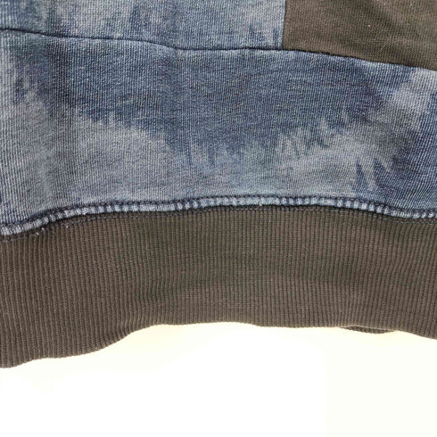 ディーゼル DIESEL パッチワークデザイン 総柄スウェット メンズ