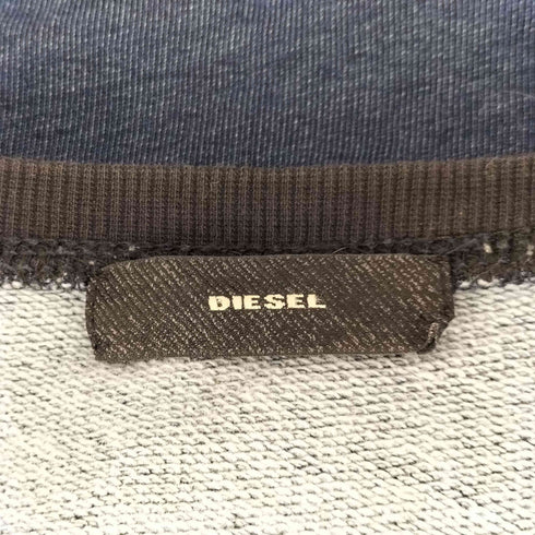 ディーゼル DIESEL パッチワークデザイン 総柄スウェット メンズ
