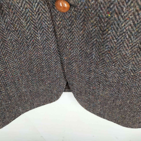 ハリスツイード Harris Tweed 80-90s ウールツイード 2B テーラードジャケット くるみボタン 背抜き メンズ 42 L
