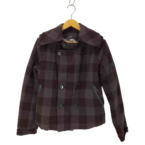 ディーゼル DIESEL ブロックチェック ショート丈 ピーコート レディース import:M