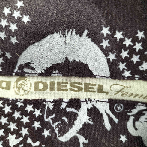 ディーゼル DIESEL ブロックチェック ショート丈 ピーコート レディース import:M