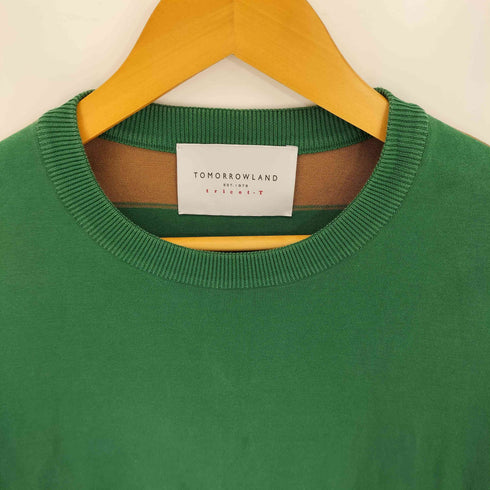トゥモローランド TOMORROWLAND Tricot-T コットン クルーネック半袖ニット メンズ JPN:S