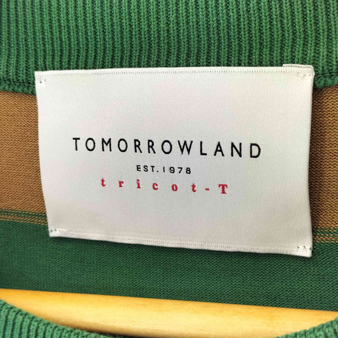 トゥモローランド TOMORROWLAND Tricot-T コットン クルーネック半袖ニット メンズ JPN:S