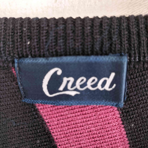 CNEED ドルマンスリーブバイカラーニット レディース