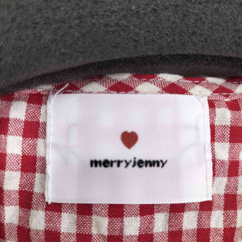 メリージェニー merry jenny ギンガムリボンシャツワンピース レディース FREE