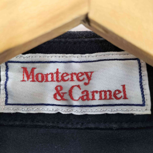 Monterey&Carmel 胸刺繍 フェイクスエードボタンダウンシャツ メンズ LL