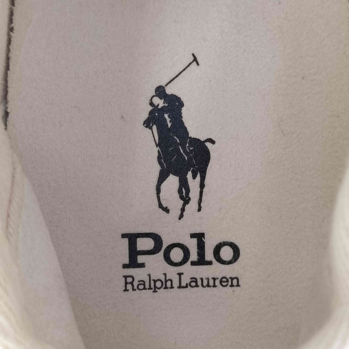 ポロラルフローレン POLO RALPH LAUREN ポニー刺繍 キャンバス ローカット スニーカー メンズ JPN:27.5