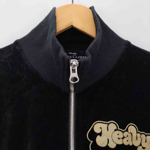 ヒステリックグラマー HYSTERIC GLAMOUR HEAVY ヘビー ベロア フルジップ トラックジャケット レディース