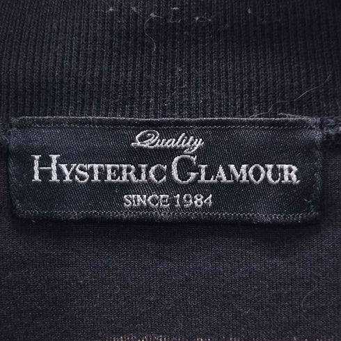 ヒステリックグラマー HYSTERIC GLAMOUR HEAVY ヘビー ベロア フルジップ トラックジャケット レディース
