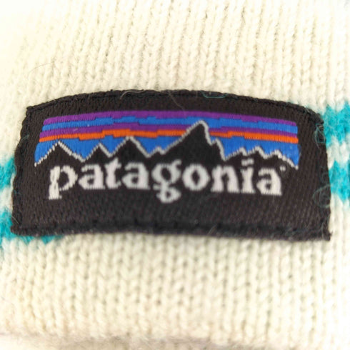 パタゴニア patagonia ウール混デザインビーニー WORN レディース