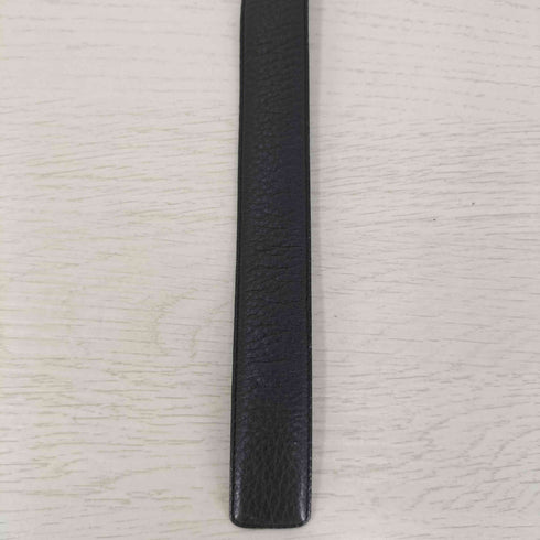 イヴサンローラン Yves Saint Laurent ロゴバックル レザー ベルト メンズ