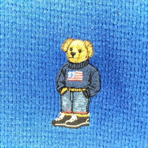 ポロラルフローレン POLO RALPH LAUREN ポロベア クルーネックサーマルシャツ メンズ M