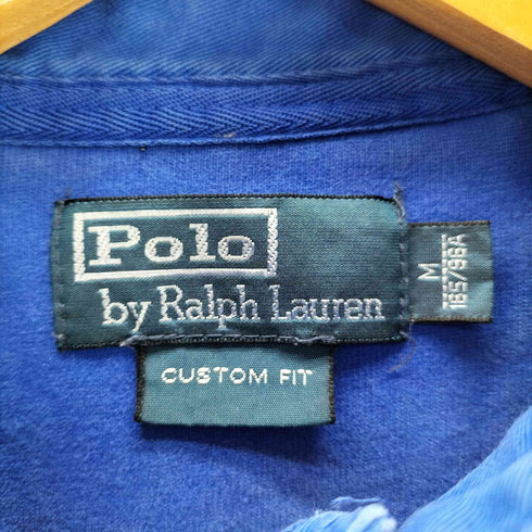 ポロバイラルフローレン Polo by RALPH LAUREN CUSTOM FIT L/S ラガーシャツ ESPANA メンズ M