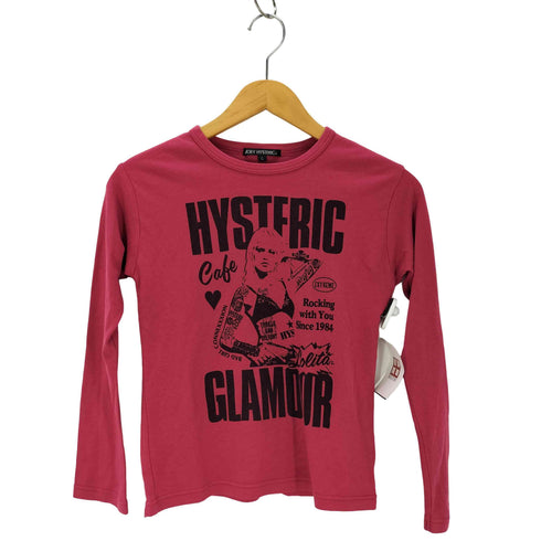 JOEY HYSTERIC ヒスガールプリントTシャツ レディース import:L