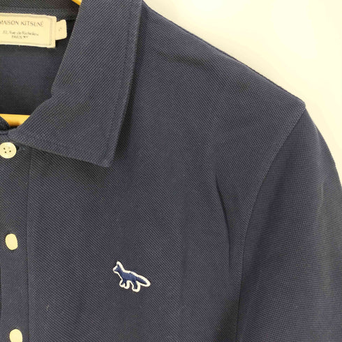 メゾンキツネ MAISON KITSUNE POLO EMBROIDERY FOX POLO TSHIRT ロゴ刺繍 ポロシャツ メンズ import:S