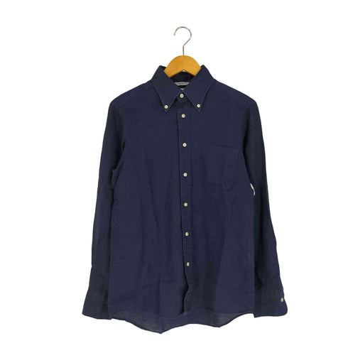 フェアファックス FAIRFAX ボタンダウン リネンシャツ メンズ import:M