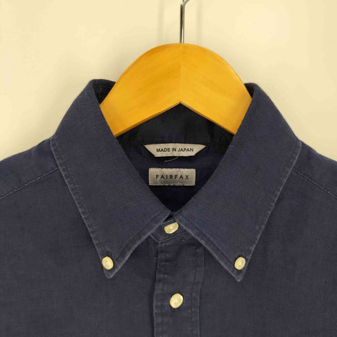 フェアファックス FAIRFAX ボタンダウン リネンシャツ メンズ import:M